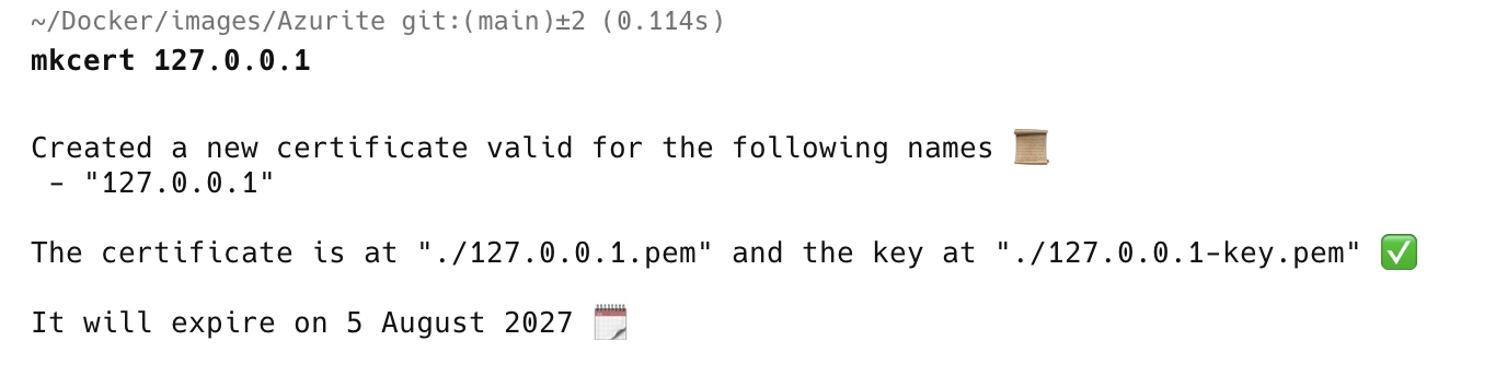 mkcert