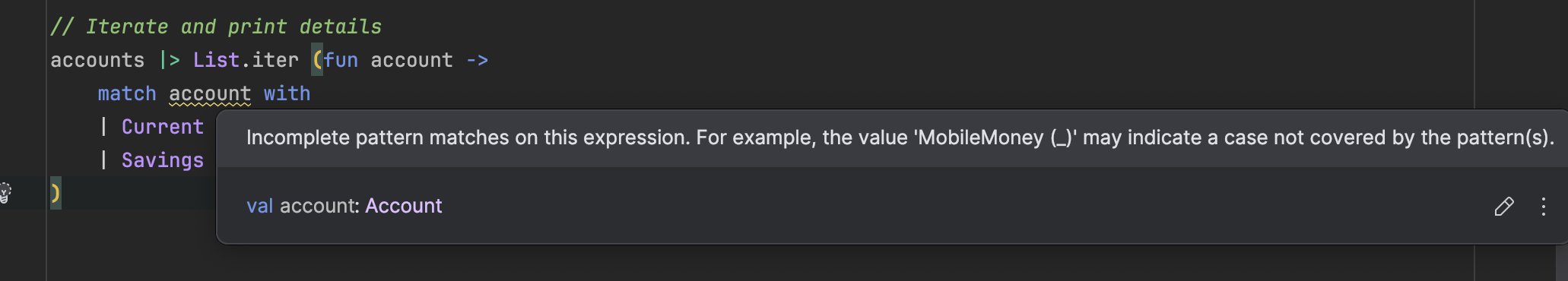 MatchError