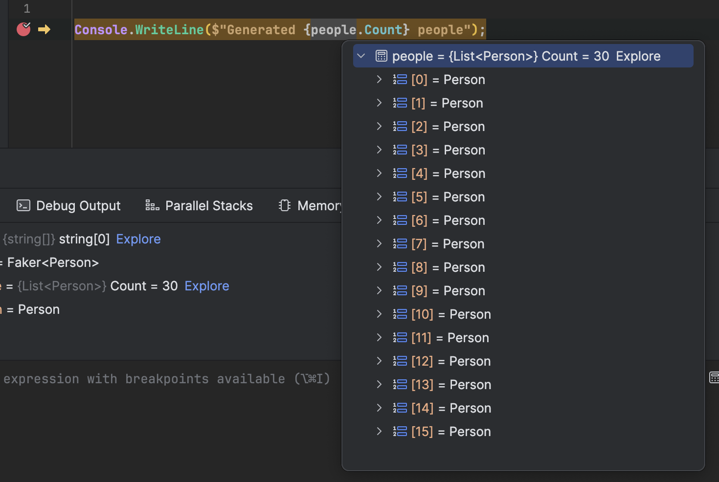 debuggerClass