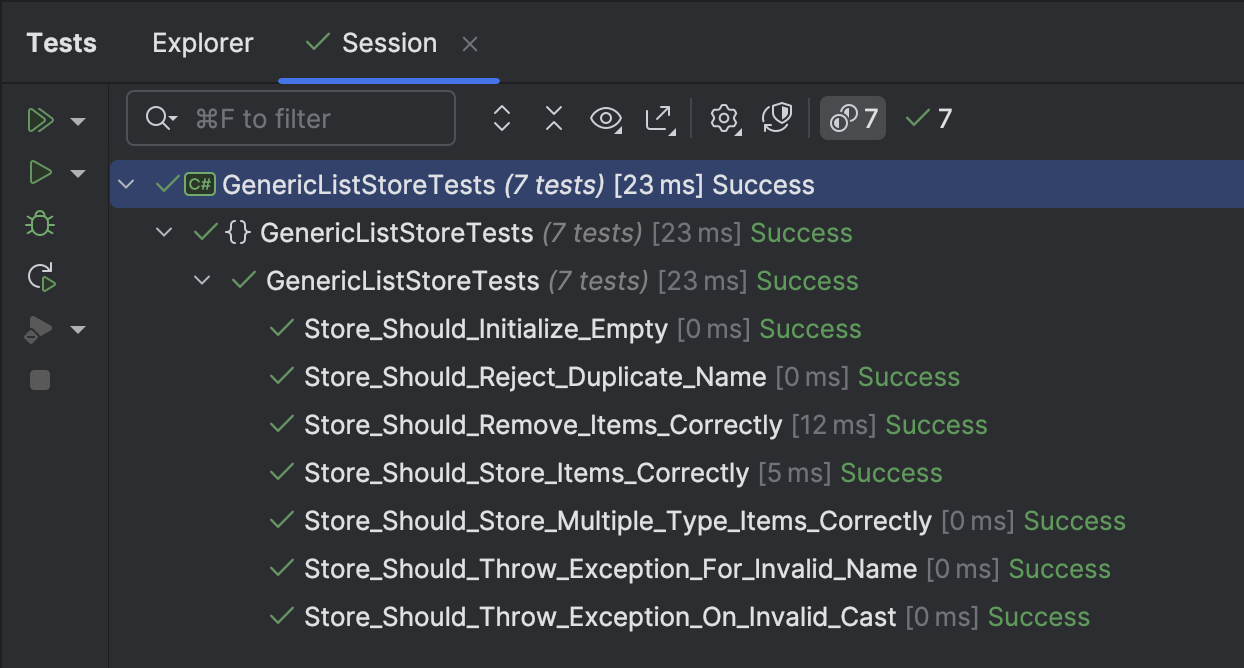 StoreTests