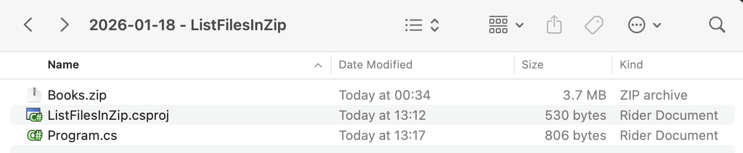 listFilesProject