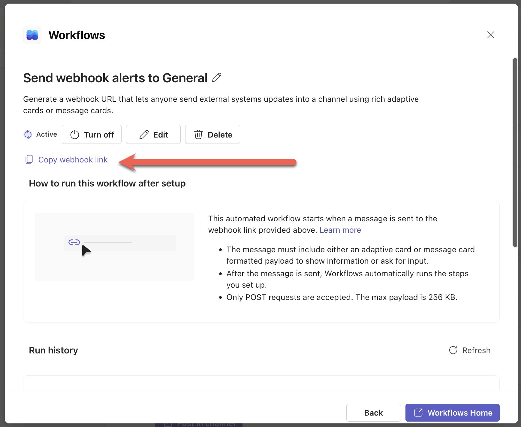 webhookLink