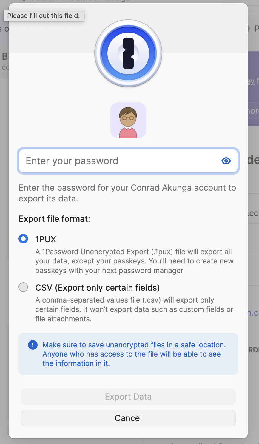 1PasswordExport