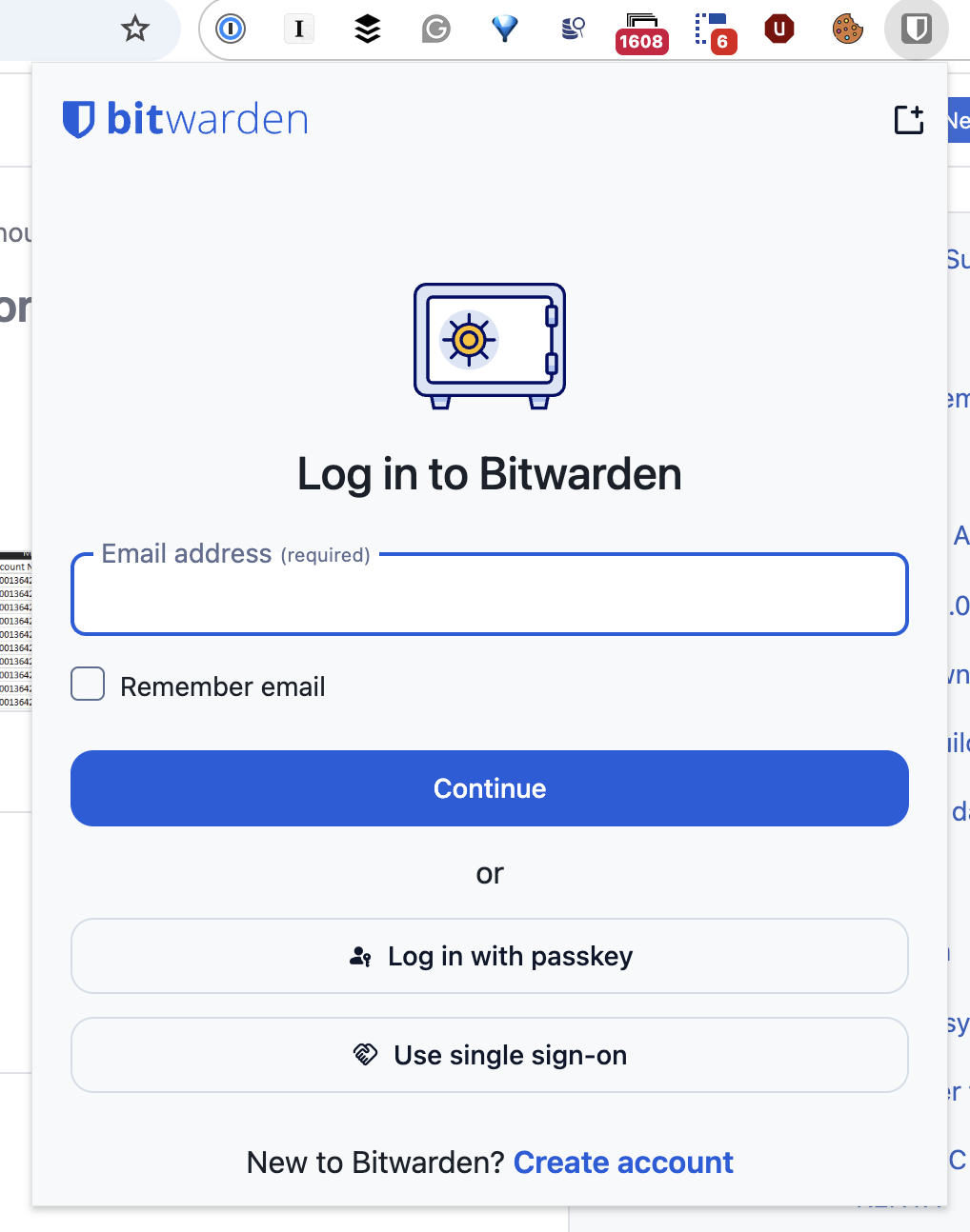 bitwardenBrowserLogin