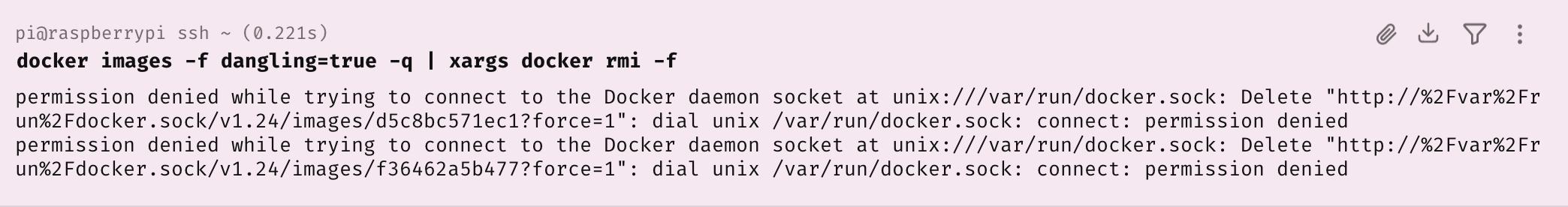 dockerImagesFail