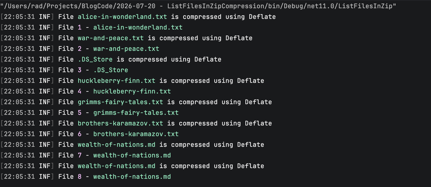 compressionMethod