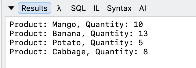 linqResults