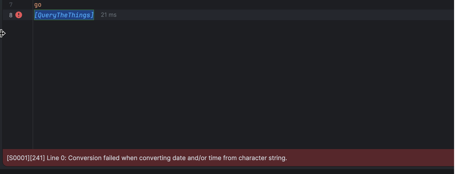 invalidQuery