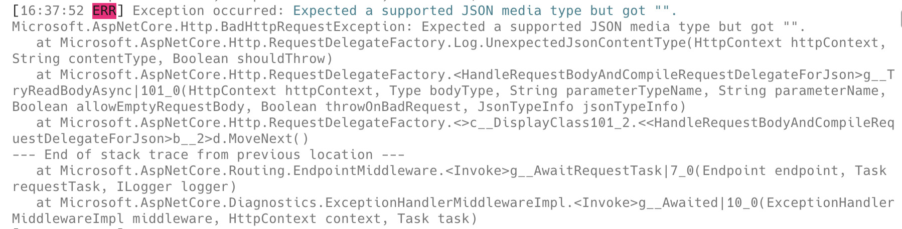 JSONException