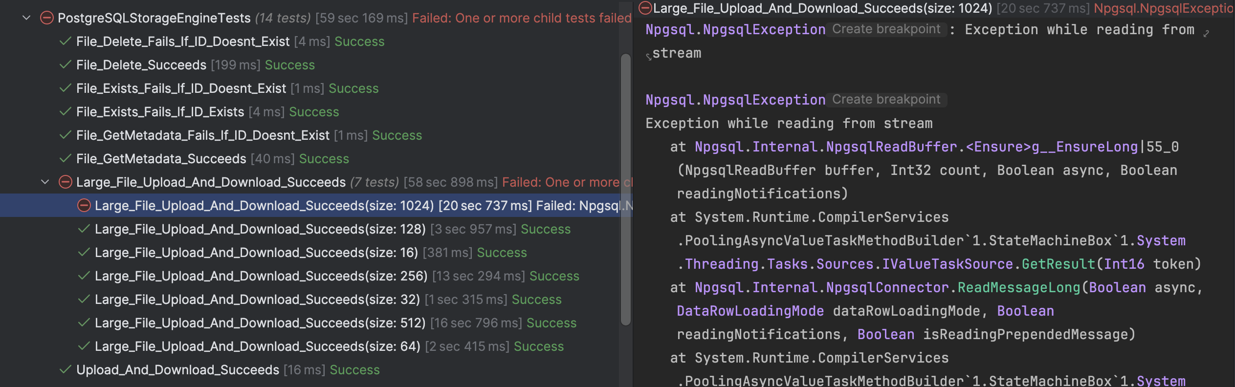 PostgreSQLAllFilesTest