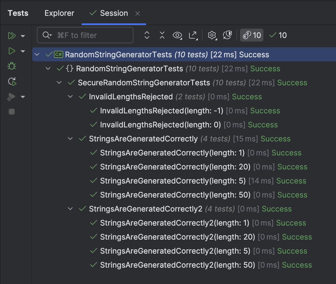 CryptographicRandomStringTests